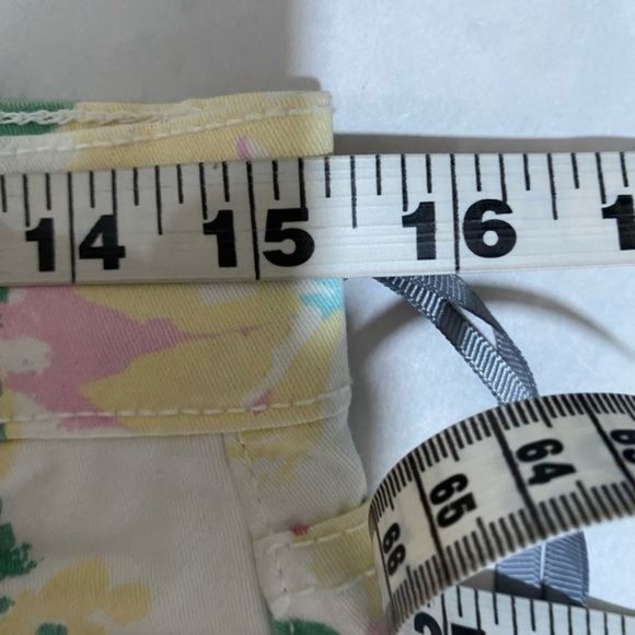 NWT NYDJ Kendall Printed Roll Cuff Ankle Jean lift tuck tech White Floral size 6 - Picture 11 of 13